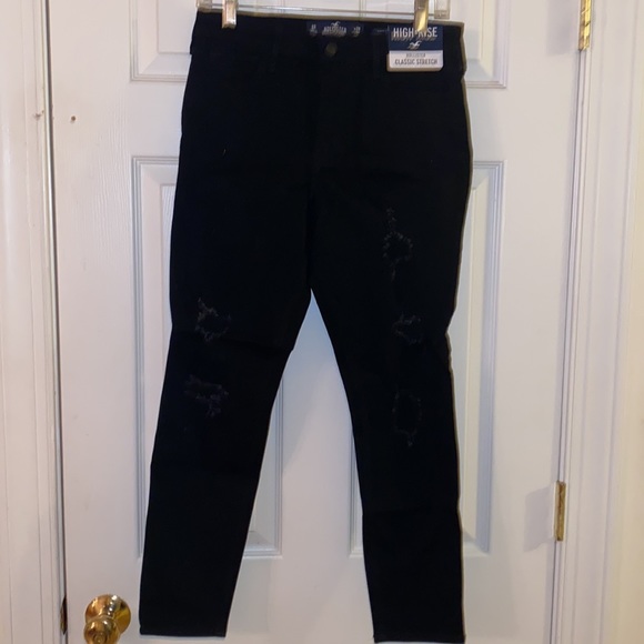 NEW Holllister Classic Stretch High Rise Crop Super Skinny - size 9R - Picture 1 of 10